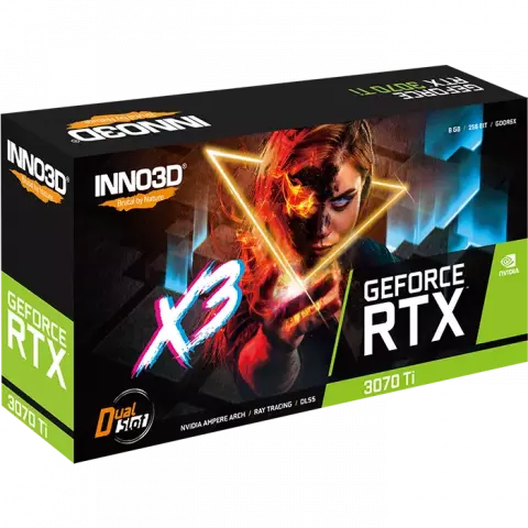 کارت گرافیک INNO3D مدل GEFORCE RTX 3070 TI X3 8GB