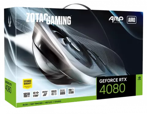 کارت گرافیک  Zotac مدل  GAMING GEFORCE RTX 4080 AMP EXTREME AIRO