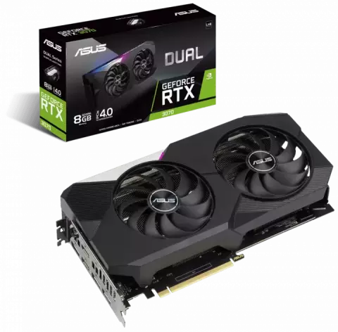 کارت گرافیک ASUS مدل DUAL-RTX3070-8G-V2