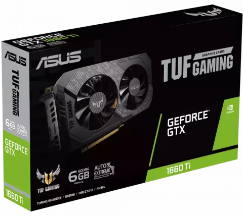 کارت گرافیک ASUS مدل TUF-GTX1660TI-6G-EVO-GAMING