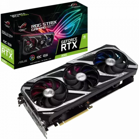کارت گرافیک ASUS مدل ROG Strix GeForce RTX 3060 V2 OC Edition 12GB GDDR6
