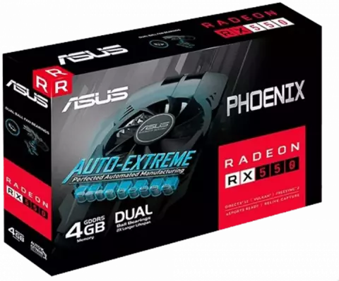 کارت گرافیک ASUS مدل PH-RX550-4G-EVO