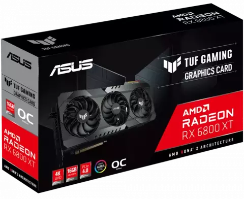 کارت گرافیک  ASUS مدل  TUF-RX6800XT-O16G-GAMING