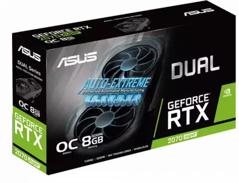 کارت گرافیک ASUS مدل DUAL-RTX2070S-O8G-EVO