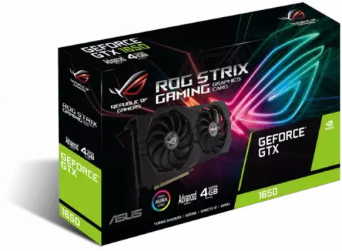 کارت گرافیک  ASUS مدل  ROG-STRIX-GTX1650-A4GD6-GAMING