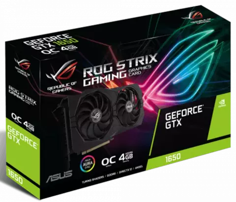 کارت گرافیک ASUS مدل ROG-STRIX-GTX1650-O4GD6-GAMING