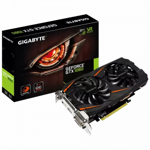 کارت گرافیک 6گیگابایت Gigabyte مدل GTX 1060 WINDFORCE OC