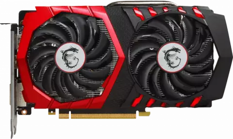 کارت گرافیک 4گیگابایت MSI مدل GAMING X GTX 1050 TI