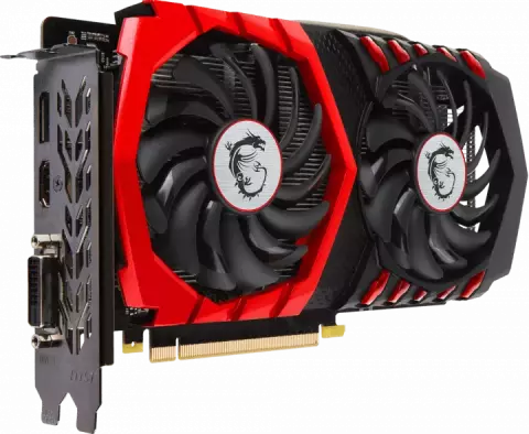 کارت گرافیک 4گیگابایت MSI مدل GAMING X GTX 1050 TI