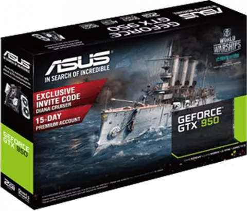 کارت گرافیک 2گیگابایت Asus مدل GTX950