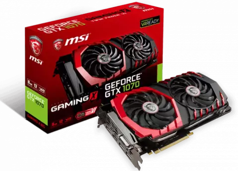 کارت گرافیک 8گیگابایت MSI مدل GAMING X GTX 1070