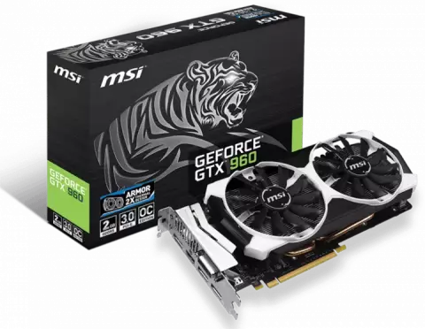 کارت گرافیک 2گیگابایت MSI مدل GTX 960 2GD5T OC