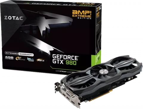 کارت گرافیک 2گیگابایت Zotac مدل GTX 980 AMP Extreme