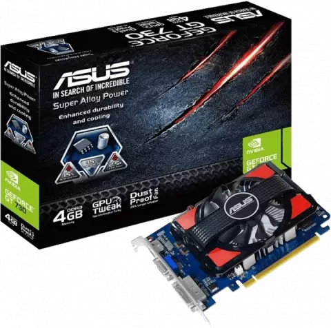 کارت گرافیک 4گیگابایت Asus مدل GT730-4GD3