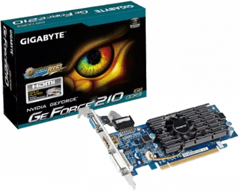 کارت گرافیک 1گیگابایت Gigabyte مدل GV-N210D3-1GI