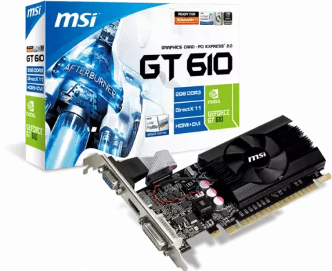 کارت گرافیک 2گیگابایت MSI مدل N610GT-MD2GD3/LP