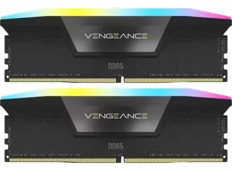 رم دسکتاپ (32GB*2) 64 گیگابایت Corsair مدل VENGEANCE RGB DDR5 6000MHz