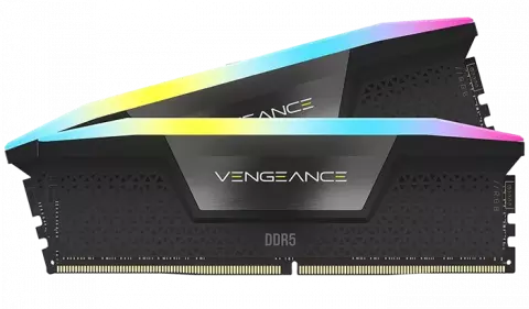 رم دسکتاپ (32GB*2) 64 گیگابایت Corsair مدل VENGEANCE RGB DDR5 6000MHz