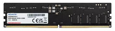 رم دسکتاپ 16 گیگابایت Adata مدل AD5U560016G-S DDR5 5600MHz CL46‌