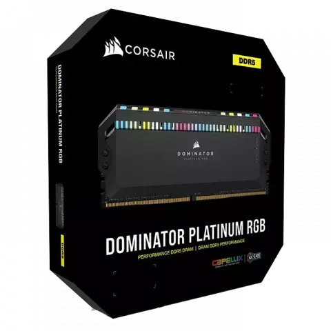 رم دسکتاپ (32GB*2) 64 گیگابایت Corsair مدل DOMINATOR PLATINUM RGB DDR5 6800MHz