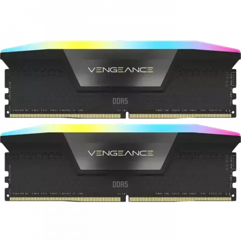 رم دسکتاپ (16GB*2) 32 گیگابایت Corsair مدل VENGEANCE RGB DDR5 6600MHz