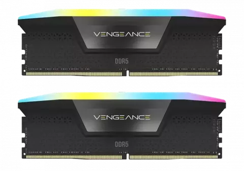 رم دسکتاپ (32GB*2) 64 گیگابایت Corsair مدل VENGEANCE RGB DDR5 6400MHz