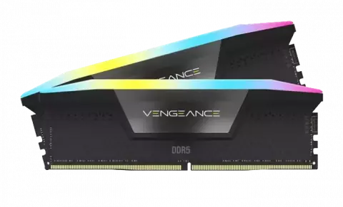 رم دسکتاپ (32GB*2) 64 گیگابایت Corsair مدل VENGEANCE RGB DDR5 6400MHz