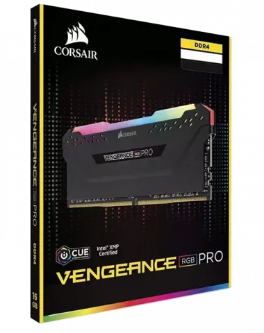 رم دسکتاپ (16GB*2) 32 گیگابایت Corsair مدل VENGEANCE RGB PRO DDR4 4000MHz