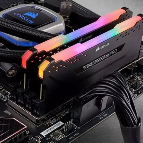 رم دسکتاپ (16GB*2) 32 گیگابایت Corsair مدل VENGEANCE RGB PRO DDR4 4000MHz