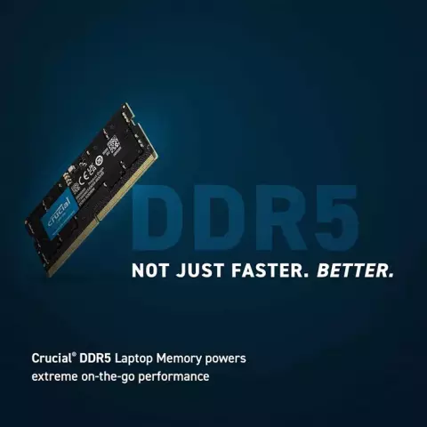 رم لپ تاپ 32 گیگابایت Crucial مدل CT32G48C40S5 DDR5 4800MHz