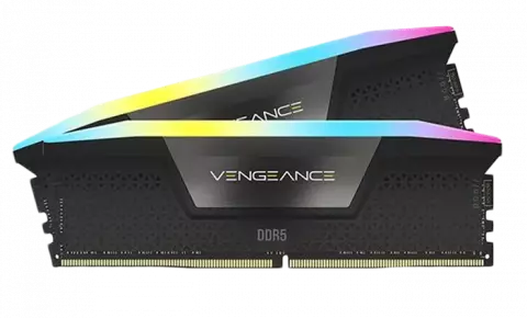 رم دسکتاپ (16GB*2) 32 گیگابایت Corsair مدل VENGEANCE RGB DDR5 6200MHz