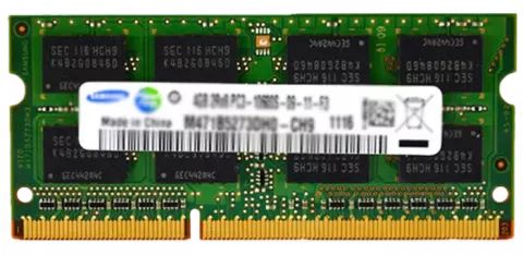 رم لپ تاپ 4 گیگابایت Samsung مدل M471B5273EB0-CK0 DDR3 1600MHz