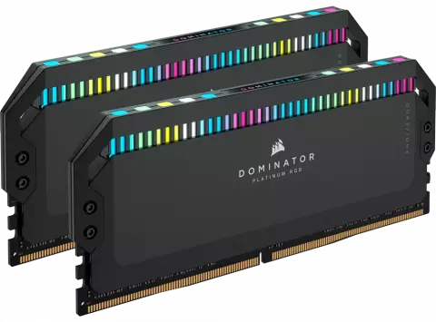 رم دسکتاپ (16GB*2) 32 گیگابایت Corsair مدل DOMINATOR PLATINUM RGB DDR5 6400MHz