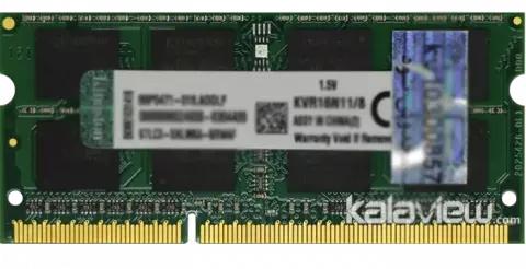 رم لپ تاپ 8 گیگابایت Kingston مدل KVR16N11/8