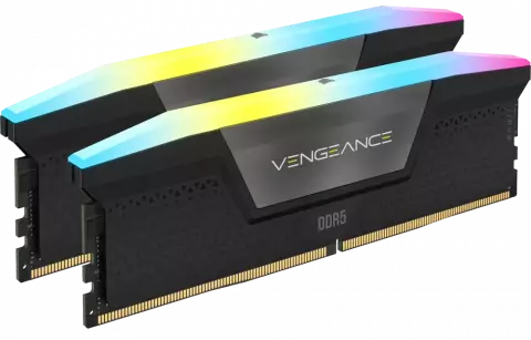 رم دسکتاپ (16GB*2) 32 گیگابایت Corsair مدل VENGEANCE RGB DDR5 5600MHz