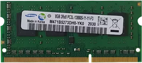 رم لپ تاپ 8 گیگابایت Samsung مدل M471B5273DH0-YK0 DDR3L 1600MHz