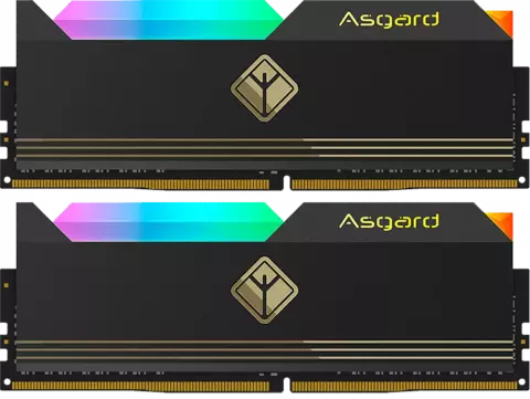 32GB KIT(2*16GB) 4800 ASGARD AESIR RGB BLACK GOLD VERSION DDR5 TABA PC RAM