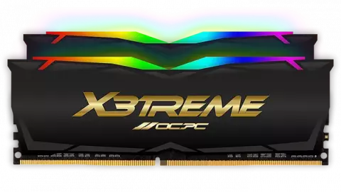 64GB KIT (2*32GB) 3600 OCPC X3 RGB BLACK LABEL MMX3A2K64GD436C18BL DDR4 AVAJANG PC RAM