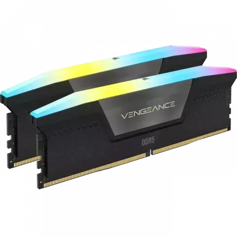 رم دسکتاپ (16GB*2) 32 گیگابایت Corsair مدل VENGEANCE RGB DDR5 7000MHz