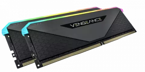 رم دسکتاپ (8GB*2) 16 گیگابایت Corsair مدل VENGEANCE RGB RT DDR4 3200MHz
