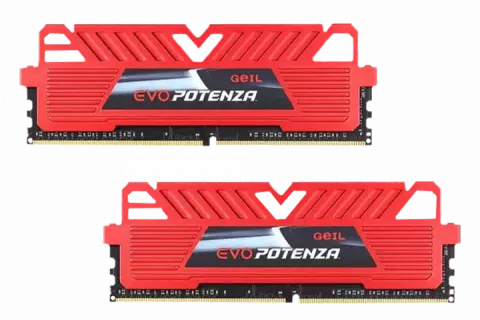 رم دسکتاپ (8GB*2) 16 گیگابایت Geil مدل EVO Potenza DDR4 3000MHz