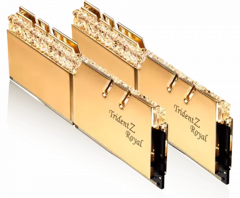 رم کامپیوتر 64 گیگابایت G.Skill مدل Trident Z Royal F4-3200C16D-64GTRG
