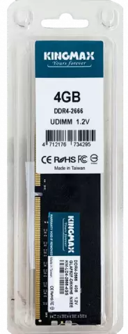 رم دسکتاپ (4GB*1) 4 گیگابایت KINGMAX مدل GLAF62F-D8 DDR4 2666(2400)MHz
