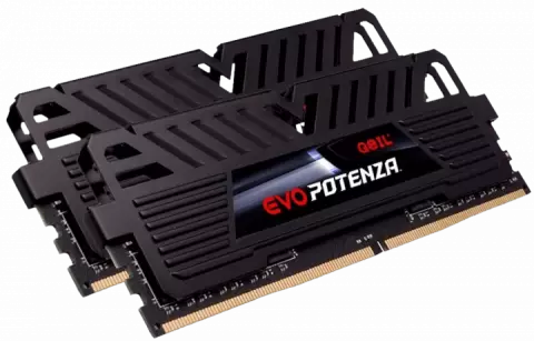 رم دسکتاپ (16GB*2) 32 گیگابایت Geil مدل EVO Potenza DDR4 3200MHz