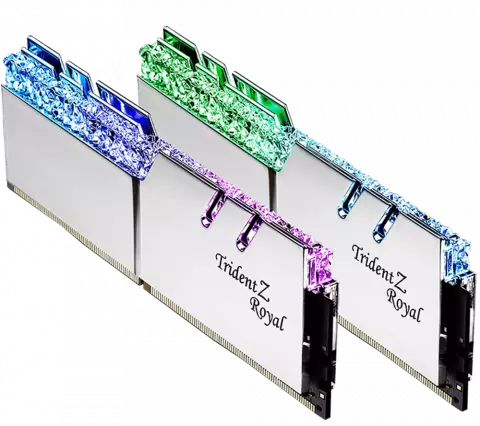 رم کامپیوتر 16 گیگابایت G.Skill مدل TRIDENT Z ROYAL F4-4000C18D-16GTRS