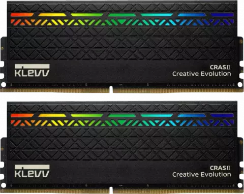 رم کامپیوتر 16گیگابایت مارک KLEVV مدل CRAS II RGB KM4Z8GX2A