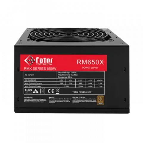 پاور 650 وات Fater مدل RM650X 80Plus Bronze