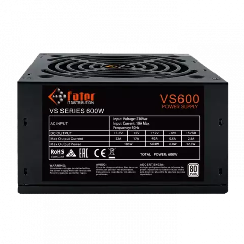 پاور 600 وات Fater مدل VS600 80Plus