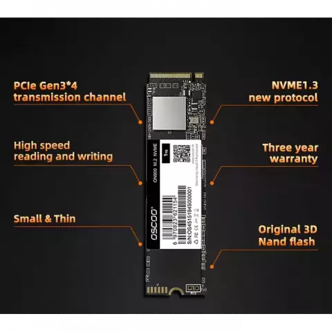 حافظه SSD اینترنال 1 ترابایت OSCOO مدل ON900 NVMe M.2