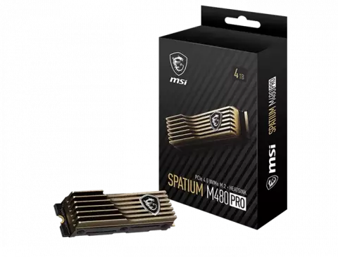 حافظه SSD اینترنال 2 ترابایت MSI مدل SPATIUM M480 PRO NVMe M.2 HS